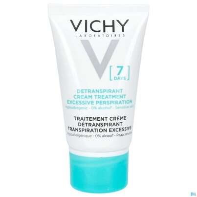 Sie sehen eine Packung Vichy Deocreme Regulierend 7 Tage Wirkung 30ml, Produktbild: 19 Vichy Deocreme Regulierend 7 Tage Wirkung 30ml, A-Nr.: 2618833 - 19