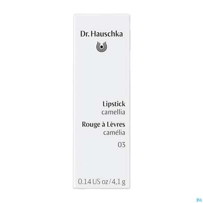 Sie sehen eine Packung Dr. Hauschka Lipstick 03 Camellia 4,1g, Produktbild: 01 Dr. Hauschka Lipstick 03 Camellia 4,1g, A-Nr.: 4592813 - 01
