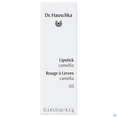 Sie sehen eine Packung Dr. Hauschka Lipstick 03 Camellia 4,1g, Produktbild: 02 Dr. Hauschka Lipstick 03 Camellia 4,1g, A-Nr.: 4592813 - 02