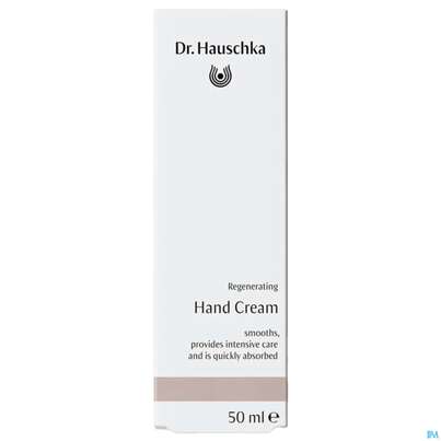 Sie sehen eine Packung Dr. Hauschka Regeneration Handbalsam 50ml, Produktbild: 02 Dr. Hauschka Regeneration Handbalsam 50ml, A-Nr.: 4612591 - 02