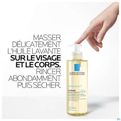 Sie sehen eine Packung La Roche Posay Neurodermitis Lipikar Reinigung Oel Ap+ 750ml, Produktbild: 06 La Roche Posay Neurodermitis Lipikar Reinigung Oel Ap+ 750ml, A-Nr.: 5342656 - 06