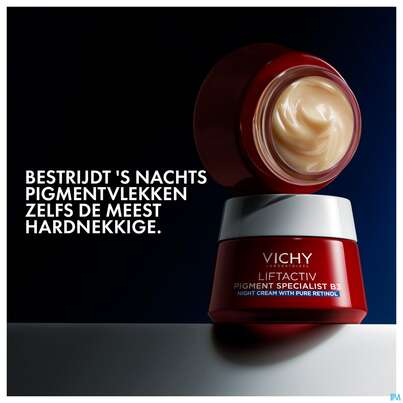 Sie sehen eine Packung Vichy Liftactiv Retinol B3 Nacht 50ml, Produktbild: 10 Vichy Liftactiv Retinol B3 Nacht 50ml, A-Nr.: 5818018 - 10