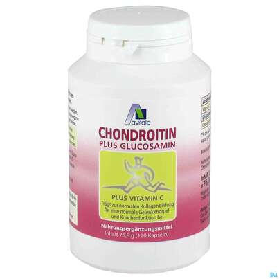 Sie sehen eine Packung Glucosamin Chondroitin Kapseln 250mg/250mg 120st, Produktbild: 02 Glucosamin Chondroitin Kapseln 250mg/250mg 120st, A-Nr.: 3088449 - 02