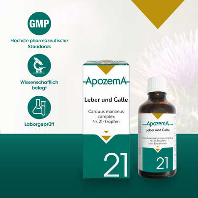 Apozema® Nr. 21 Leber- und Galle-Tropfen, A-Nr.: 0987911 - 04