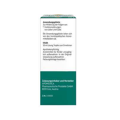 Apozema® Nr. 21 Leber- und Galle-Tropfen, A-Nr.: 0987911 - 06
