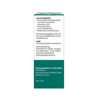 Sie sehen eine Packung Apozema® Nr. 24 Nervenschmerzen-Tropfen, Produktbild: 06 Apozema® Nr. 24 Nervenschmerzen-Tropfen, A-Nr.: 0987897 - 06