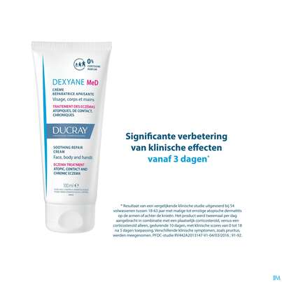 Sie sehen eine Packung Ducray Dexyane Med Creme Neu 100ml, Produktbild: 13 Ducray Dexyane Med Creme Neu 100ml, A-Nr.: 5676423 - 13