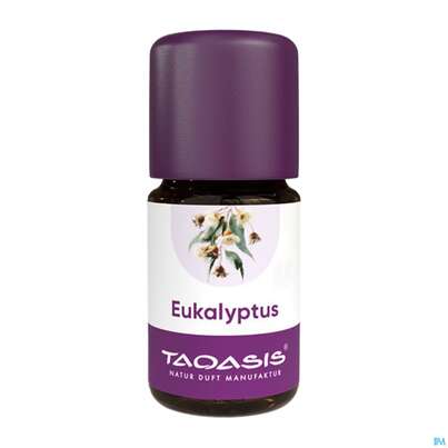 Sie sehen eine Packung Aetherische Oele Taoasis Bio Eucalyptus 5ml, Produktbild: 02 Aetherische Oele Taoasis Bio Eucalyptus 5ml, A-Nr.: 3163406 - 02