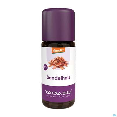 Sie sehen eine Packung Aetherische Oele Taoasis Sandelholz 8% Ws 10ml, Produktbild: 02 Aetherische Oele Taoasis Sandelholz 8% Ws 10ml, A-Nr.: 3416528 - 02