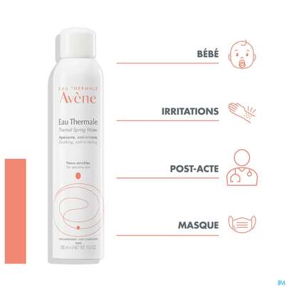 Sie sehen eine Packung Avene Thermalwasser Spray 300ml, Produktbild: 10 Avene Thermalwasser Spray 300ml, A-Nr.: 2638497 - 10