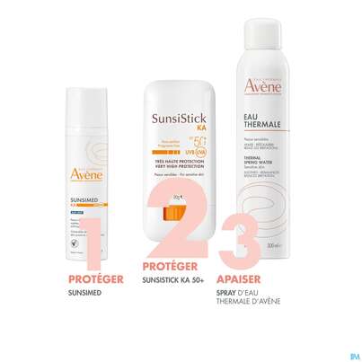 Sie sehen eine Packung Avène Sunsistick Ka Spf 50+ 20g, Produktbild: 09 Avène Sunsistick Ka Spf 50+ 20g, A-Nr.: 5397835 - 09