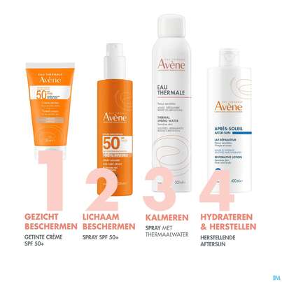Sie sehen eine Packung Avène Getönte Sonnencreme Spf 50+ 50ml, Produktbild: 25 Avène Getönte Sonnencreme Spf 50+ 50ml, A-Nr.: 5598953 - 25