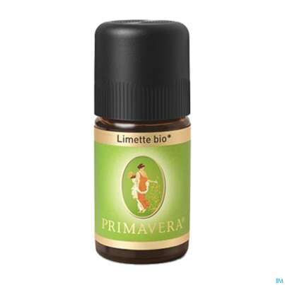 Sie sehen eine Packung Aetherische Oele Primavera Limette Bio 5ml, Produktbild: 01 Aetherische Oele Primavera Limette Bio 5ml, A-Nr.: 2583388 - 01