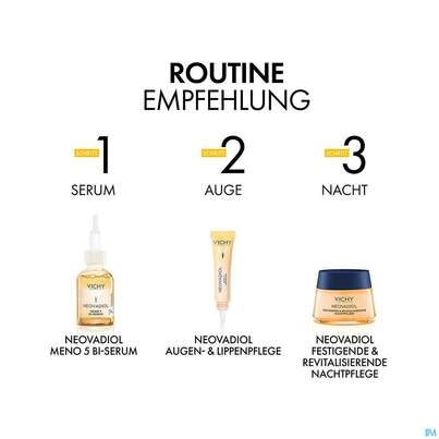 Sie sehen eine Packung Vichy Neovadiol In Den Wechseljahren Nacht 50ml, Produktbild: 11 Vichy Neovadiol In Den Wechseljahren Nacht 50ml, A-Nr.: 5428381 - 11