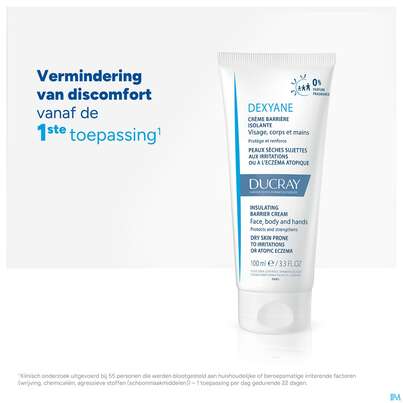 Sie sehen eine Packung Ducray Dexyane Schützende Barriere-creme 100ml, Produktbild: 28 Ducray Dexyane Schützende Barriere-creme 100ml, A-Nr.: 5413014 - 28