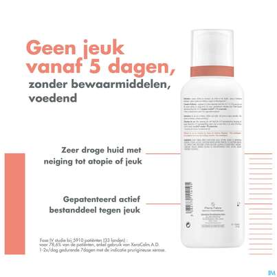 Sie sehen eine Packung Avène Xeracalm A.d Rückfettende Creme 400ml, Produktbild: 13 Avène Xeracalm A.d Rückfettende Creme 400ml, A-Nr.: 4942897 - 13