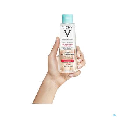 Sie sehen eine Packung Vichy Purete Thermale Mineral Mizellenfluid Empfindliche Haut 200ml, Produktbild: 07 Vichy Purete Thermale Mineral Mizellenfluid Empfindliche Haut 200ml, A-Nr.: 5178843 - 07