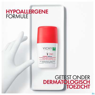 Sie sehen eine Packung Vichy Deodorant Stress Resist 72h 50ml, Produktbild: 23 Vichy Deodorant Stress Resist 72h 50ml, A-Nr.: 4406006 - 23