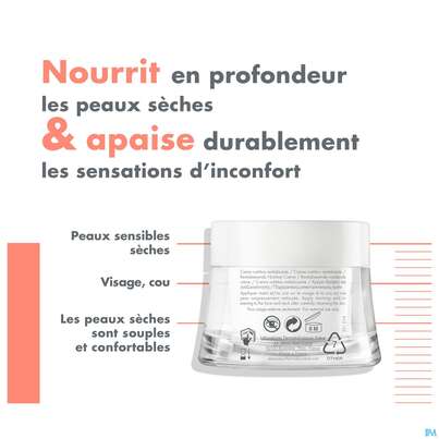 Sie sehen eine Packung Avene Creme/nutritiv 50ml, Produktbild: 10 Avene Creme/nutritiv 50ml, A-Nr.: 5098848 - 10