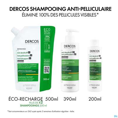 Sie sehen eine Packung Shampoon Vichy/dercos Anti-schuppen Pflege Trockenes Haar Neu 200ml, Produktbild: 30 Shampoon Vichy/dercos Anti-schuppen Pflege Trockenes Haar Neu 200ml, A-Nr.: 4357414 - 30
