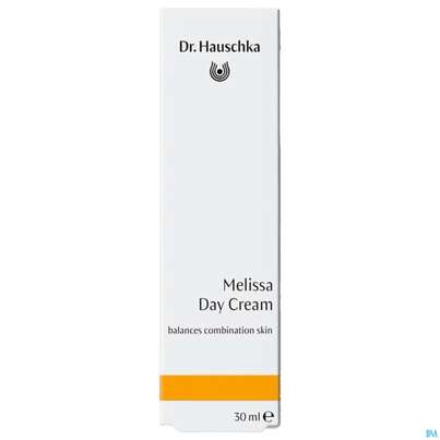 Sie sehen eine Packung Dr. Hauschka Melissen Tagescreme 30ml, Produktbild: 01 Dr. Hauschka Melissen Tagescreme 30ml, A-Nr.: 3830386 - 01