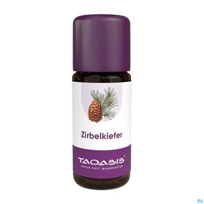 Sie sehen eine Packung Aetherische Oele Taoasis Bio Zirbelkiefer 10ml, Produktbild: 01 Aetherische Oele Taoasis Bio Zirbelkiefer 10ml, A-Nr.: 4158465 - 01