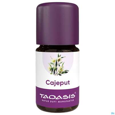 Sie sehen eine Packung Aetherische Oele Taoasis Bio Cajeput 5ml, Produktbild: 02 Aetherische Oele Taoasis Bio Cajeput 5ml, A-Nr.: 3494818 - 02