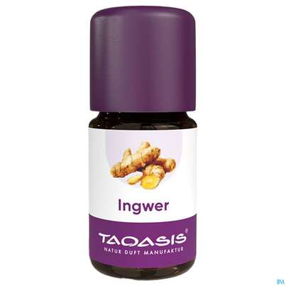 Sie sehen eine Packung Aetherische Oele Taoasis Bio Ingwer 5ml, Produktbild: 01 Aetherische Oele Taoasis Bio Ingwer 5ml, A-Nr.: 3494965 - 01