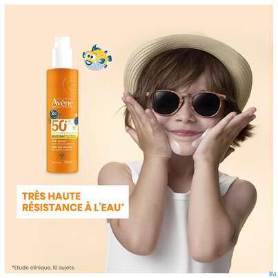Sie sehen eine Packung Avène Kinder-sonnenspray Spf 50+ 200ml, Produktbild: 13 Avène Kinder-sonnenspray Spf 50+ 200ml, A-Nr.: 3208066 - 13