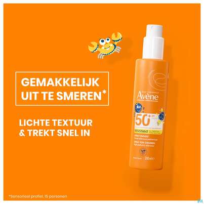 Sie sehen eine Packung Avène Kinder-sonnenspray Spf 50+ 200ml, Produktbild: 14 Avène Kinder-sonnenspray Spf 50+ 200ml, A-Nr.: 3208066 - 14