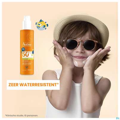Sie sehen eine Packung Avène Kinder-sonnenspray Spf 50+ 200ml, Produktbild: 18 Avène Kinder-sonnenspray Spf 50+ 200ml, A-Nr.: 3208066 - 18