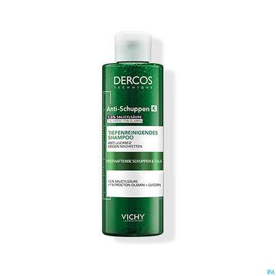 Sie sehen eine Packung Shampoon Vichy/dercos Anti/schuppen/pflege/k Fettige Haut 250ml, Produktbild: 03 Shampoon Vichy/dercos Anti/schuppen/pflege/k Fettige Haut 250ml, A-Nr.: 5403837 - 03
