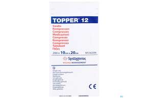Kompressen Topper/12 Unsteril Nr 53620 10x20cm 200st, A-Nr.: 1482142 - 01