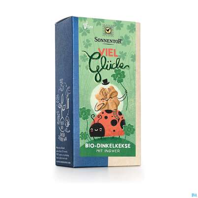 Sie sehen eine Packung Sonnentor Kekse Bio Viel Glueck! 01227 100g, Produktbild: 05 Sonnentor Kekse Bio Viel Glueck! 01227 100g, A-Nr.: 5743757 - 05
