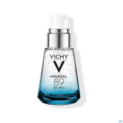 Sie sehen eine Packung Vichy Mineral 89 Feuchtigkeitspflege 30ml, Produktbild: 04 Vichy Mineral 89 Feuchtigkeitspflege 30ml, A-Nr.: 4838013 - 04