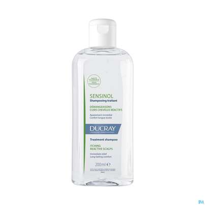 Sie sehen eine Packung Shampoon Ducray Sensinol Pflege Juckreiz Gereizter Kopfhaut 200ml, Produktbild: 03 Shampoon Ducray Sensinol Pflege Juckreiz Gereizter Kopfhaut 200ml, A-Nr.: 5901110 - 03