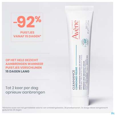 Sie sehen eine Packung Avene Cleanance Comedomed Intensiv Anti-pickel Akutpflege 40ml, Produktbild: 17 Avene Cleanance Comedomed Intensiv Anti-pickel Akutpflege 40ml, A-Nr.: 5899040 - 17