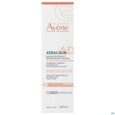 Sie sehen eine Packung Avene Xeracalm/a.d/defi Rueckfettender Balsam 200ml, Produktbild: 02 Avene Xeracalm/a.d/defi Rueckfettender Balsam 200ml, A-Nr.: 4942874 - 02
