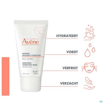 Sie sehen eine Packung Avene Maske Beruhigend 50ml, Produktbild: 14 Avene Maske Beruhigend 50ml, A-Nr.: 5098883 - 14