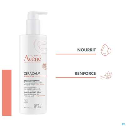 Sie sehen eine Packung Avene Xeracalm Nutrition Balsam 400ml, Produktbild: 11 Avene Xeracalm Nutrition Balsam 400ml, A-Nr.: 5744886 - 11