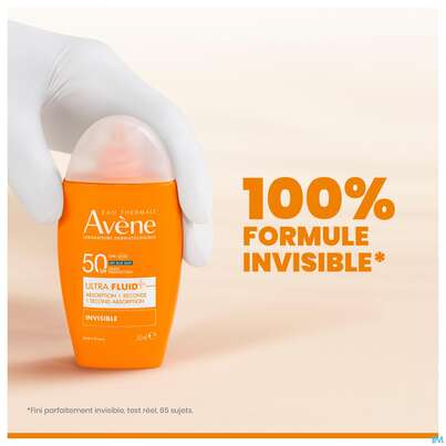 Sie sehen eine Packung Sonnenprodukte Avene Ultra/fluid Invisible Lf50 50ml, Produktbild: 14 Sonnenprodukte Avene Ultra/fluid Invisible Lf50 50ml, A-Nr.: 5826414 - 14