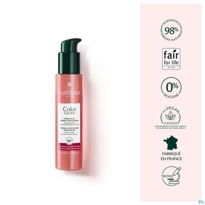 Sie sehen eine Packung Furterer Color/glow Creme Hitzeschutz Farbglanz Coloriert +gestraehnt 100ml, Produktbild: 13 Furterer Color/glow Creme Hitzeschutz Farbglanz Coloriert +gestraehnt 100ml, A-Nr.: 5830858 - 13