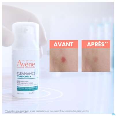 Sie sehen eine Packung Avene Cleanance Comedomed Gel-cre Konzentrat 30ml, Produktbild: 12 Avene Cleanance Comedomed Gel-cre Konzentrat 30ml, A-Nr.: 5228334 - 12