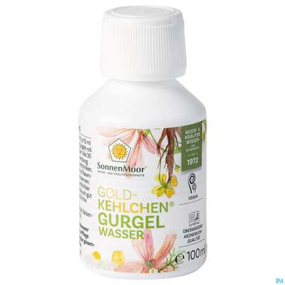 Sie sehen eine Packung Sonnenmoor Gurgelwasser Mit Alkohol 100ml, Produktbild: 02 Sonnenmoor Gurgelwasser Mit Alkohol 100ml, A-Nr.: 3633875 - 02