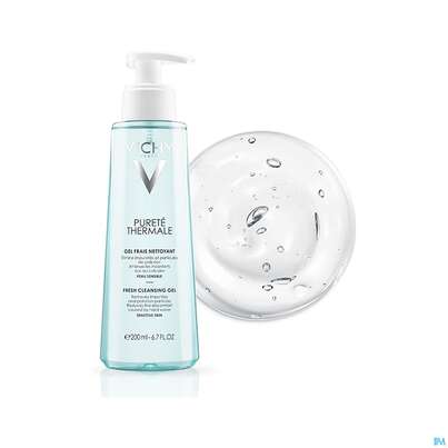 Sie sehen eine Packung Vichy Purete Thermal Reinigungsgel 200ml, Produktbild: 04 Vichy Purete Thermal Reinigungsgel 200ml, A-Nr.: 5762795 - 04