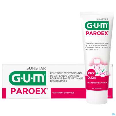 Sie sehen eine Packung Zahnpaste Gum Paroex +chx 0,12% Kurzzeitpflege1790 75ml, Produktbild: 07 Zahnpaste Gum Paroex +chx 0,12% Kurzzeitpflege1790 75ml, A-Nr.: 3115732 - 07