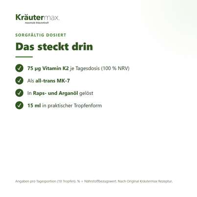 Vitamin K2 vegan Tropfen 15 ml, A-Nr.: 4887939 - 03