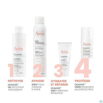 Sie sehen eine Packung Avene Cicalfate+ Multi Protect Repair Creme 50+ 30ml, Produktbild: 08 Avene Cicalfate+ Multi Protect Repair Creme 50+ 30ml, A-Nr.: 5862309 - 08