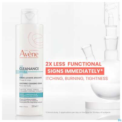 Sie sehen eine Packung Avene Cleanance Hydra/reinigungscreme Neu 200ml, Produktbild: 12 Avene Cleanance Hydra/reinigungscreme Neu 200ml, A-Nr.: 5862048 - 12