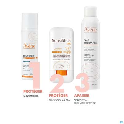 Sie sehen eine Packung Sonnenprodukte Avene Sunsimed/medizinprodukt Ka 80ml, Produktbild: 06 Sonnenprodukte Avene Sunsimed/medizinprodukt Ka 80ml, A-Nr.: 5826383 - 06